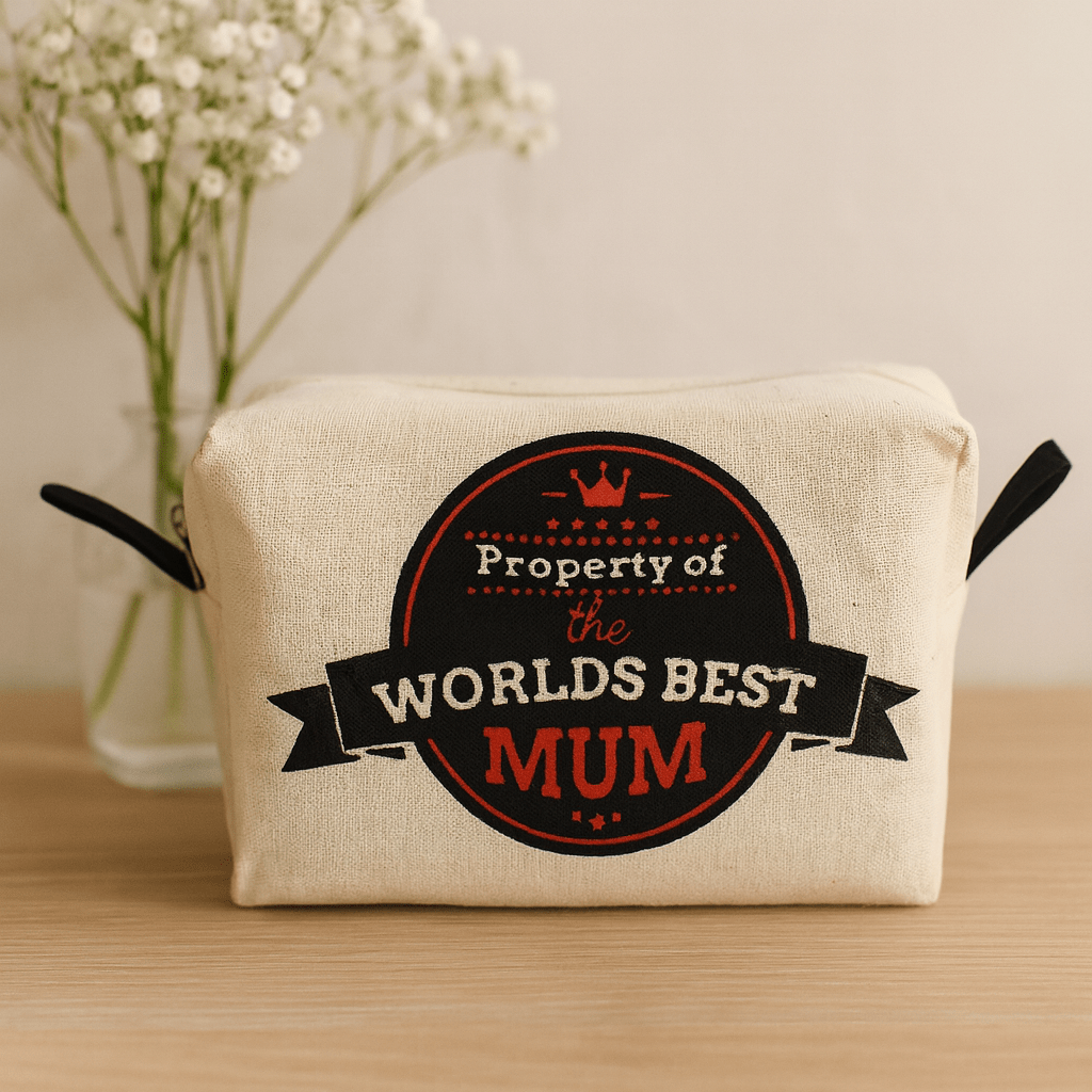 Toiletry Bag World’s Best Mum - SHAMTAM.COM