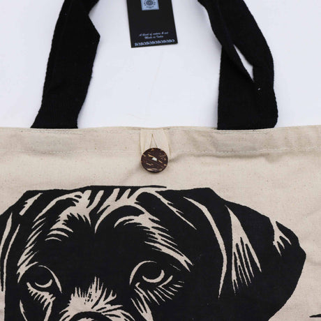 Tote Bag - Dogs Life White 10oz - SHAMTAM.COM