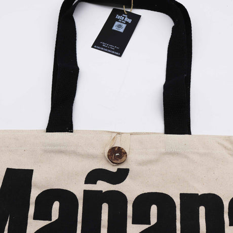Tote Bag Manana Manana Natural 10 Oz - SHAMTAM.COM