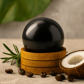 Tourmaline Sphere 50mm With Stand - SHAMTAM.COM