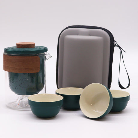 Travel Tea Set Mountain - Four Friends - Travel Pack - SHAMTAM.COM