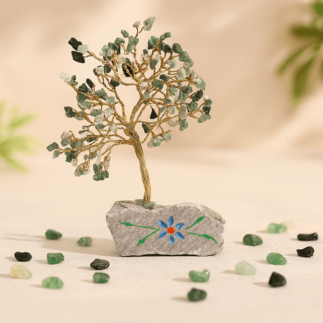 Tree Agate Crystal Tree - 160 Stones - SHAMTAM.COM