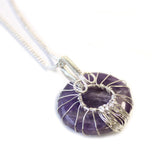 Tree of Life Necklace - Amethyst Crystal Gemstone - SHAMTAM.COM