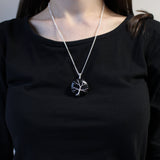 Tree of Life Necklace - Black Onyx Crystal Gemstone - SHAMTAM.COM