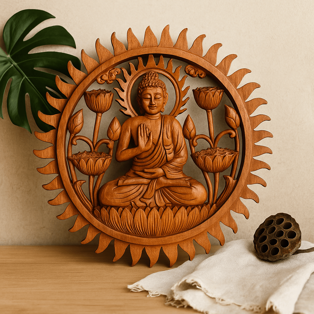 Tree of Life Love Wall Art Panel 40cm - SHAMTAM.COM