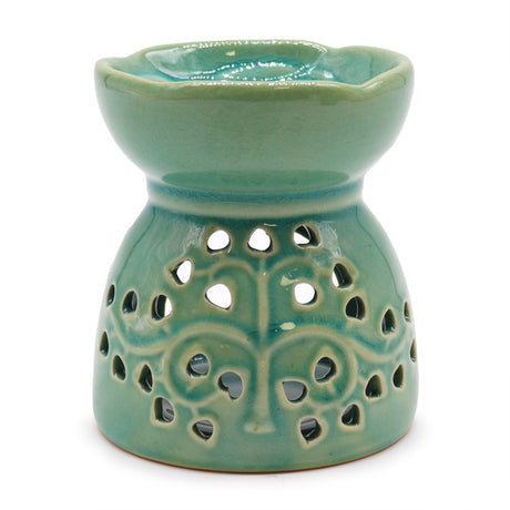 Tree of Life Oil Burner - Blue - SHAMTAM.COM