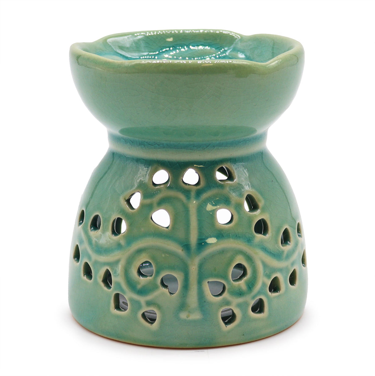 Tree of Life Oil Burner - Blue - SHAMTAM.COM