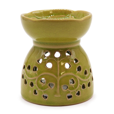 Tree of Life Oil Burner - Lime - SHAMTAM.COM