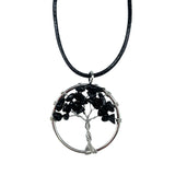 Tree of Life Pendant - Black Agate - SHAMTAM.COM