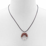 Tree of Life Pendant - Red Jasper - SHAMTAM.COM