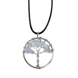 Tree of Life Pendant - Rock Crystal - SHAMTAM.COM