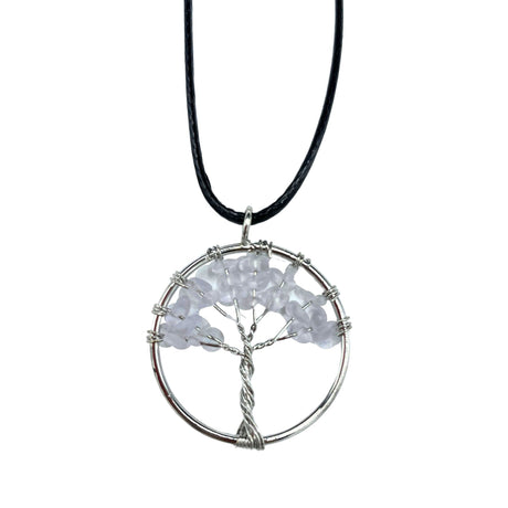 Tree of Life Pendant - Rock Crystal - SHAMTAM.COM