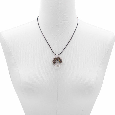 Tree of Life Pendant - Tiger Eye - SHAMTAM.COM