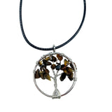 Tree of Life Pendant - Tiger Eye - SHAMTAM.COM