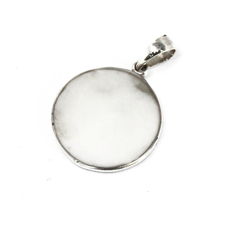 Tree of Life Silver Pendant 22mm - Mother of Pearl - SHAMTAM.COM