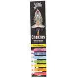 7 Chakras Incense Sticks with Message Card Tribal Soul - SHAMTAM.COM