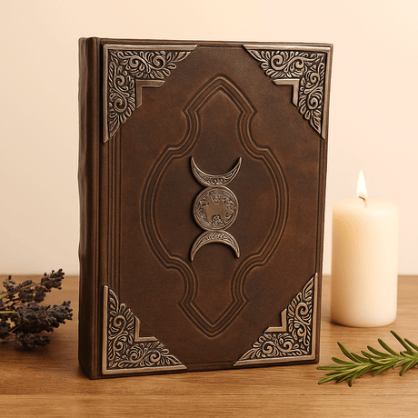 Triple Moon Journal - Zinc Symbol 200 Pages - SHAMTAM.COM
