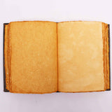 Handmade Notebook - Zinc Triple Moon Decor - 200 Deckle Edges Pages - 26x18cm - SHAMTAM.COM