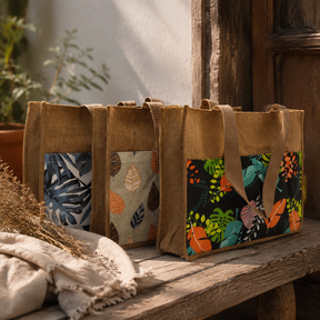 Torba na zakupy Tropical Market – (różne wzory) – 40 × 30 × 9 cm