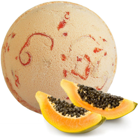 Tropical Paradise Coco Bath Bomb - Papaya - SHAMTAM.COM