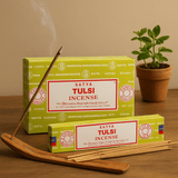 Tulsi Incense Sticks 15g Satya - SHAMTAM.COM