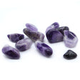 Amethyst Tumbled Stones Banded Band A - SHAMTAM.COM