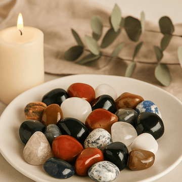Tumbled Stones Mixed Crystals Gemstones 1kg