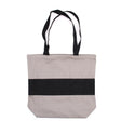 Two Tone Cotton Bag - 38x42x12cm - Grey & Black - 10oz - SHAMTAM.COM