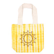 Tye - Dye Cotton Bag (6oz) - 38x42x12cm - Namaste Hands - Yellow - Natural Handle - SHAMTAM.COM