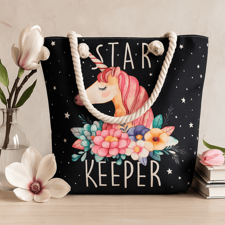 Unicorn Rope Handle Bag Star Keeper - SHAMTAM.COM