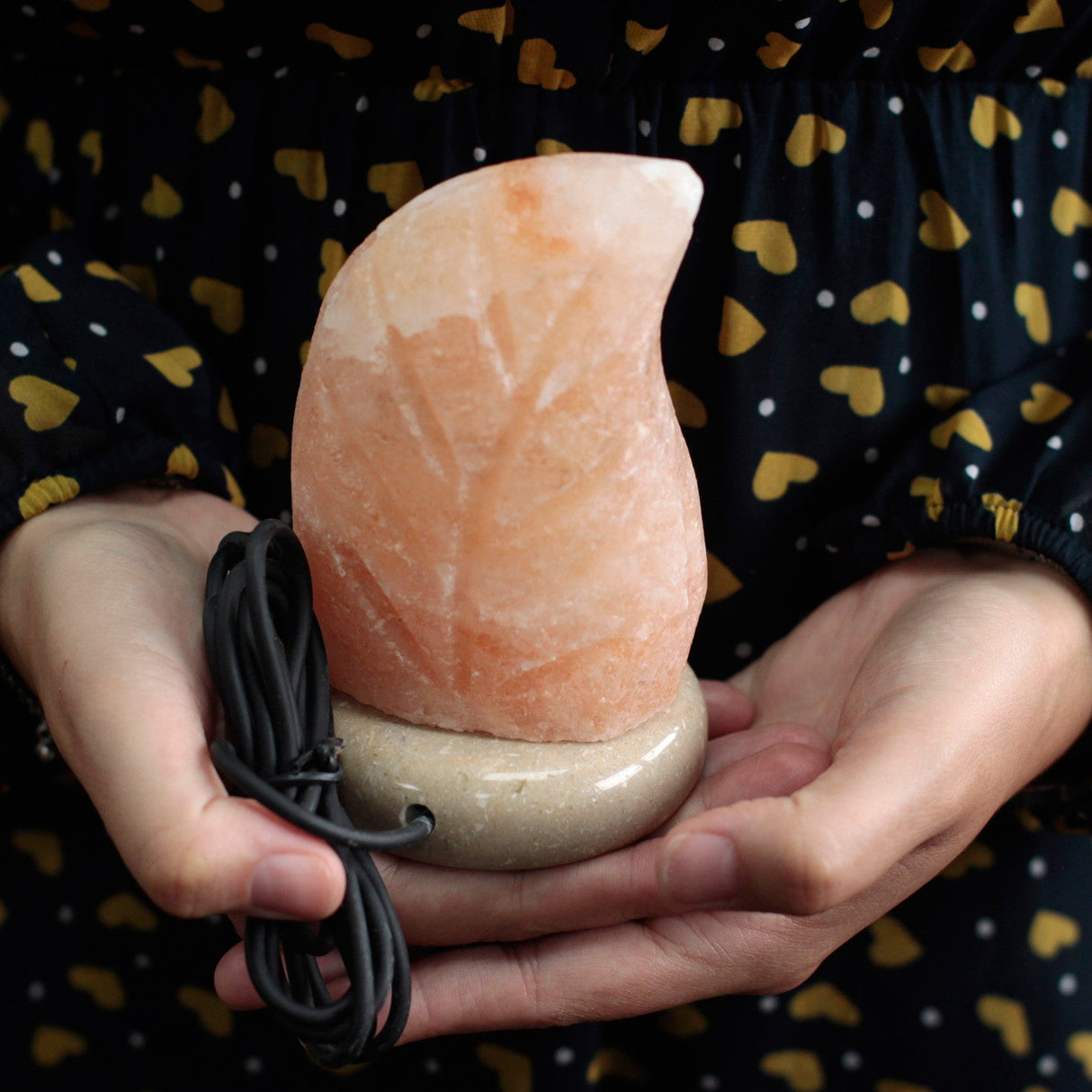 Himalayan Salt Lamp Leaf USB Multicolor - SHAMTAM.COM