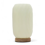 USB Powered 3 - Level Bedside Table Lamp Wood Base - SHAMTAM.COM