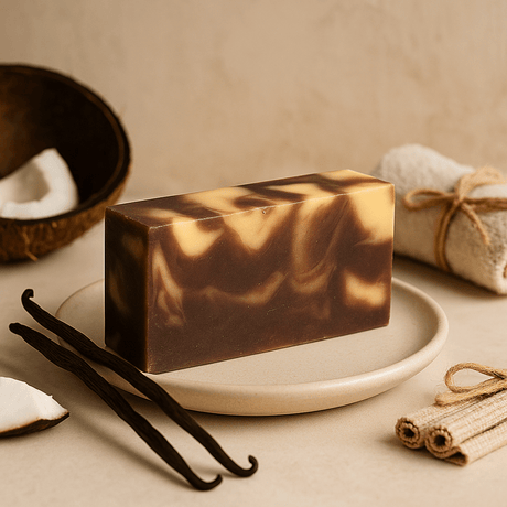 Vanilla Coconut Oil Soap Bar - Cold Process - SHAMTAM.COM