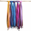 Boho Scarf Varanasi - 22x72cm - Tantric Turquoise - SHAMTAM.COM