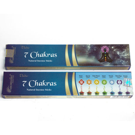 7 Chakras Incense Sticks - Vedic - SHAMTAM.COM