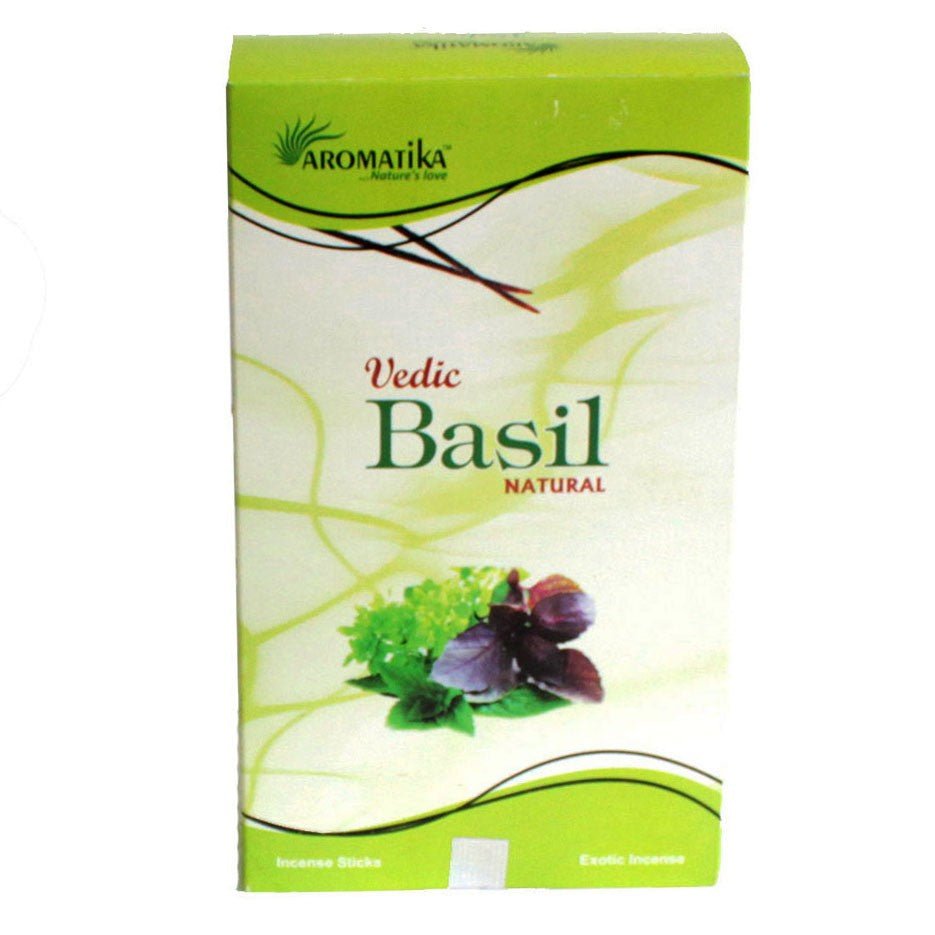 Basil Incense Sticks - Vedic - SHAMTAM.COM