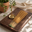 Vedic Incense Sticks - Patchouli Oudh — styled in a warm, naturally lit interior