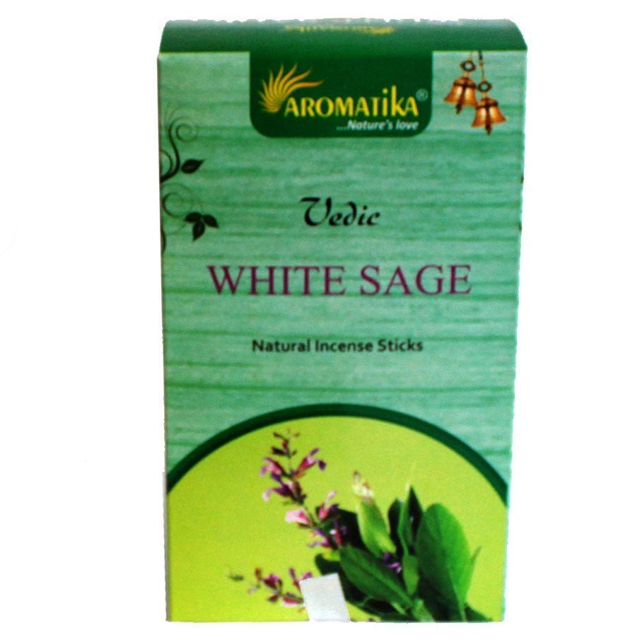 White Sage Incense Sticks - Vedic - SHAMTAM.COM