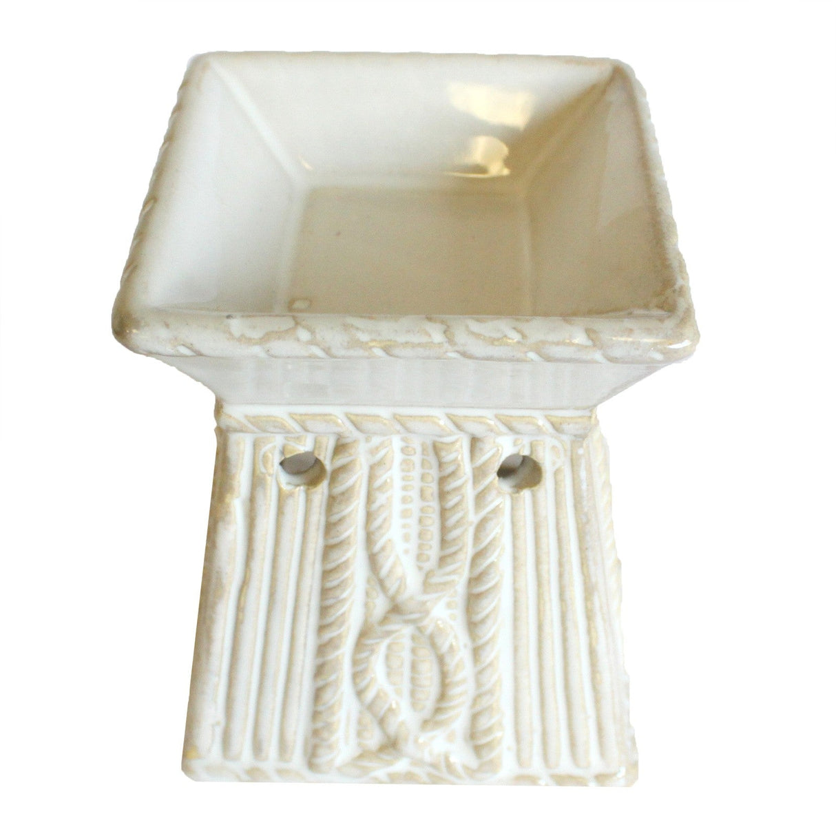 Oil Burner Venetian Square Rope Design - SHAMTAM.COM