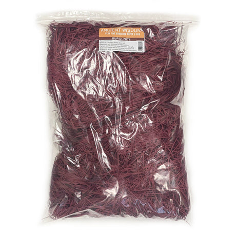 Burgundy Shredded paper - (0.5KG) - SHAMTAM.COM