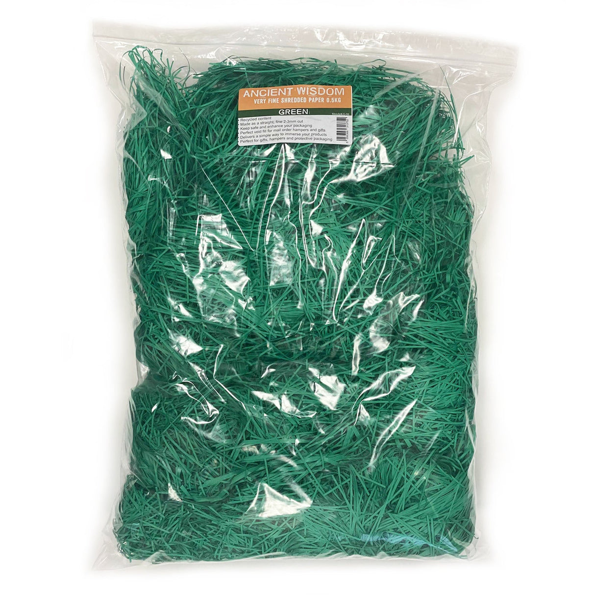 Green Shredded paper - (0.5KG) - SHAMTAM.COM