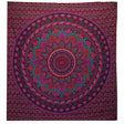 Vibrant Purple Mandala Tapestry - Double Cotton Bedspread & Wall Hanging Decor - SHAMTAM.COM