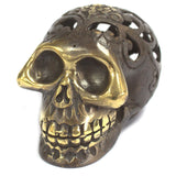 Vintage Brass Skull - Large - SHAMTAM.COM