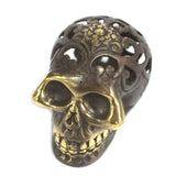 Vintage Brass Skull - Medium - SHAMTAM.COM