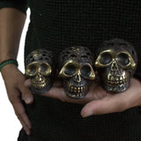 Vintage Brass Skull - Small - SHAMTAM.COM