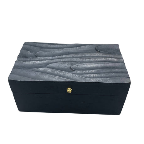 Vintage Deco - Multi Purpose Box - 22x12x10cm - Black Swirls - SHAMTAM.COM