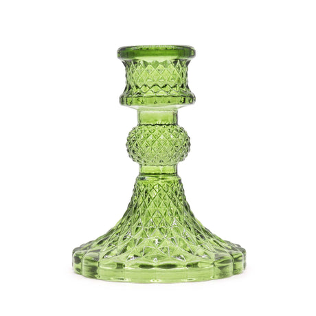 Vintage Dinner Candle Holder - Garden Jade (2 pcs) - SHAMTAM.COM