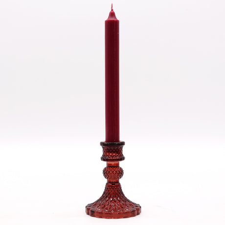 Vintage Dinner Candle Holder - Vampire Red (2 pcs) - SHAMTAM.COM
