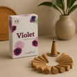 Violet Incense Cones 15 Pack With Holder Stamford - SHAMTAM.COM
