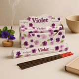 Violet Incense Sticks, 20 Pack - SHAMTAM.COM